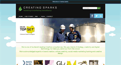 Desktop Screenshot of creatingsparks.com